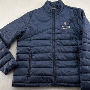 Eddie Bauer Creative Planning Navy Puffer Jacket - size XL